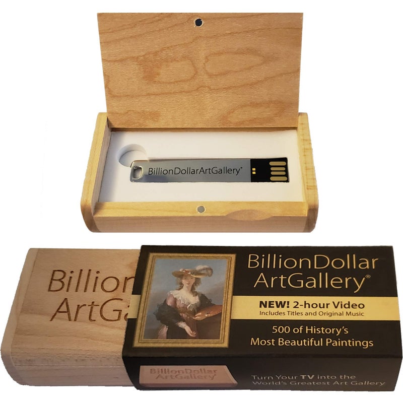 BillionDollarArtGalleryÂ® Transform your TV Into Wall Art | Display 500 Of The World's Most Iconic Paintings | Art TV | Unique Gift | Home DÃ©cor | Living Room Decor | Wall Art - Image 2